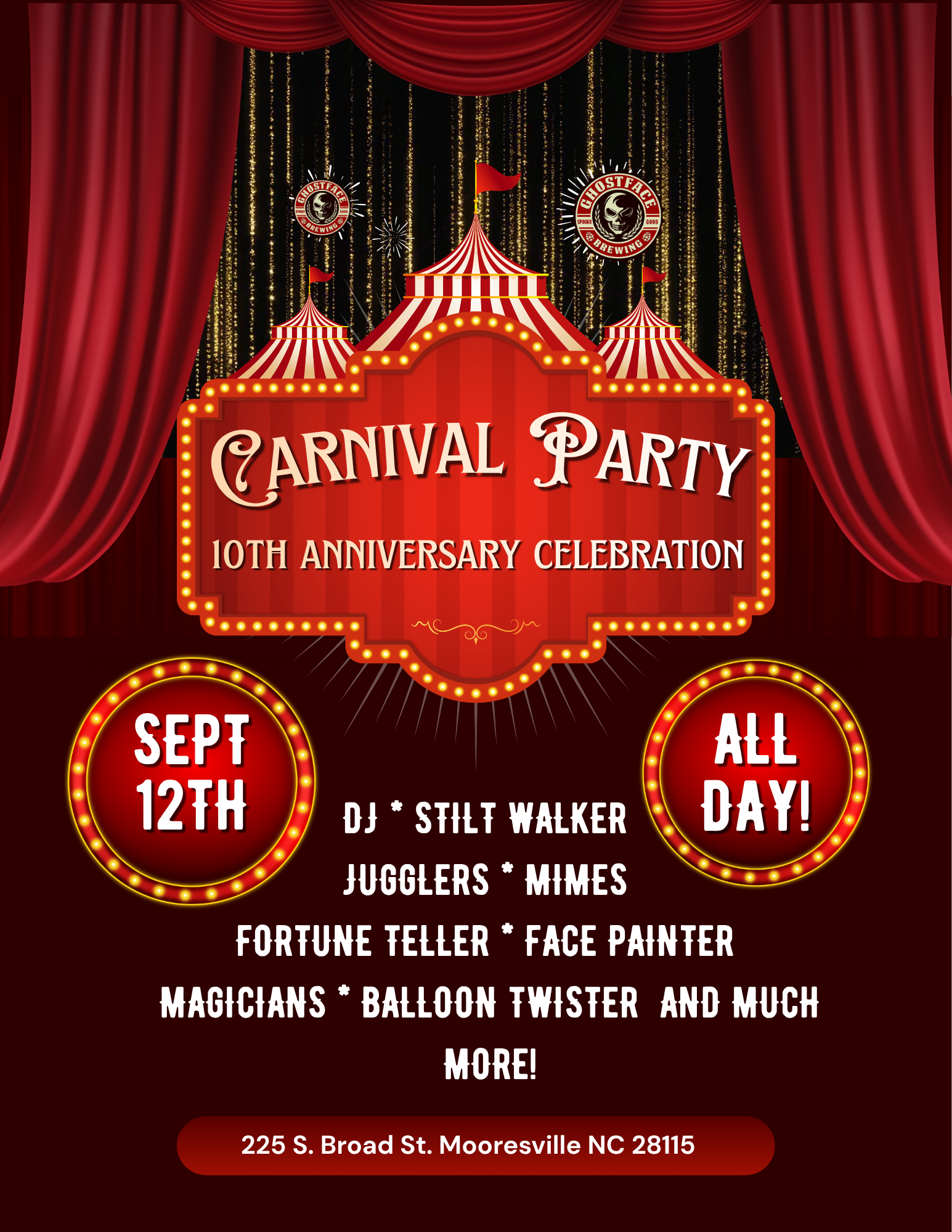 10 Year Anniversary Carnival Party!