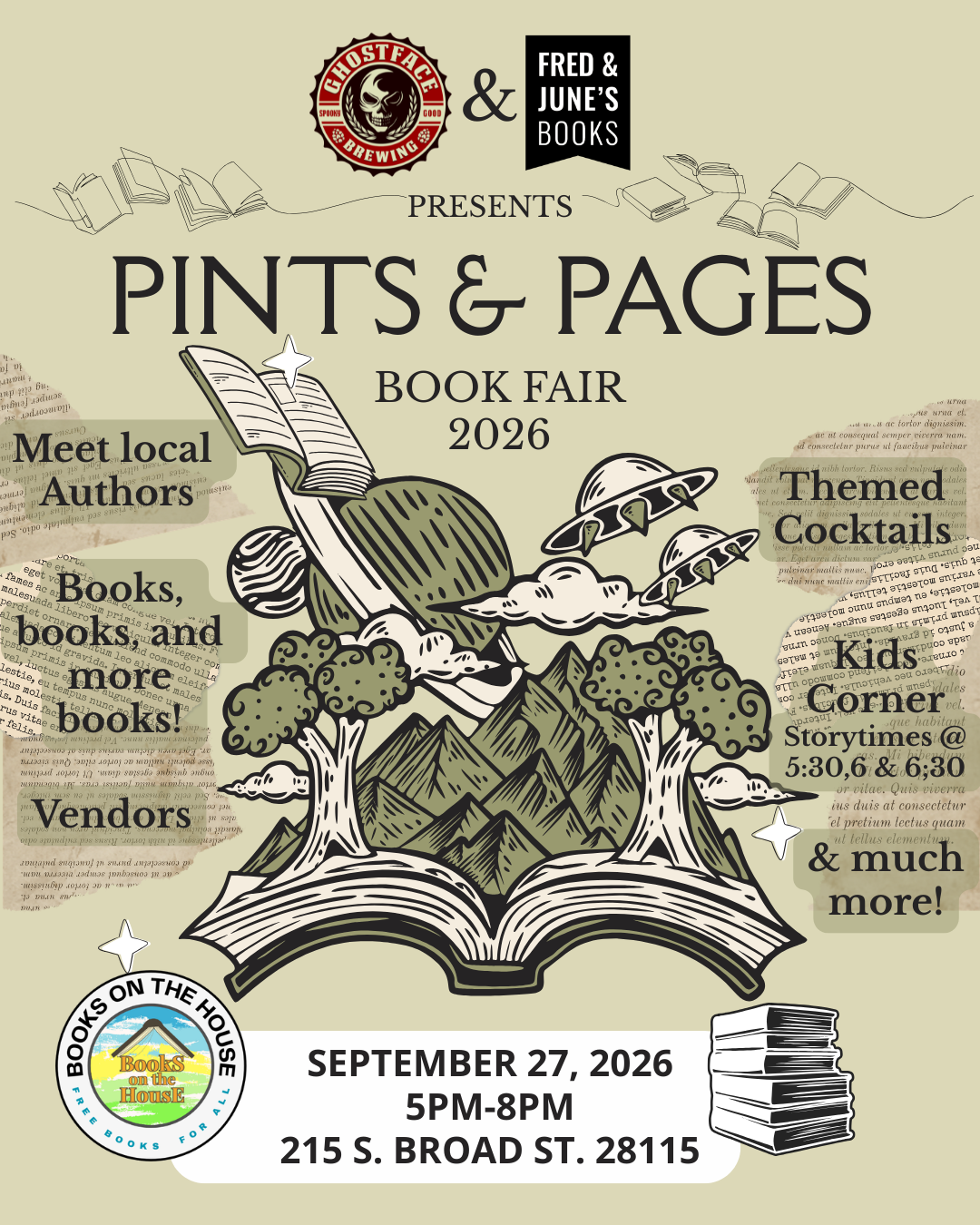 Pints & Pages Book Fair 2026