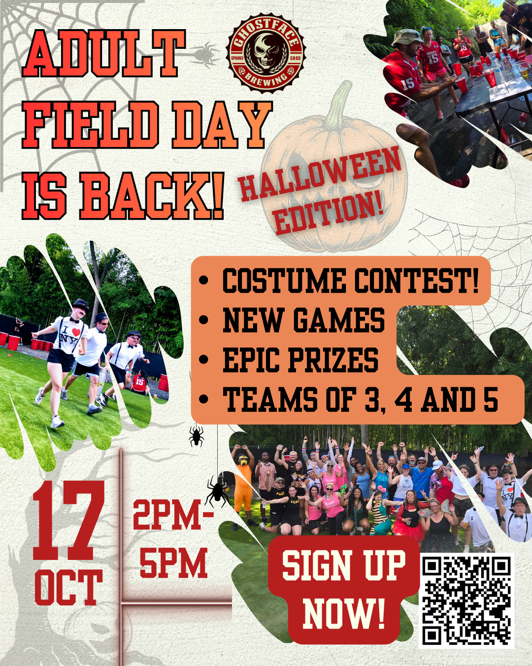 Adult Field Day 2.0- Halloween Edition