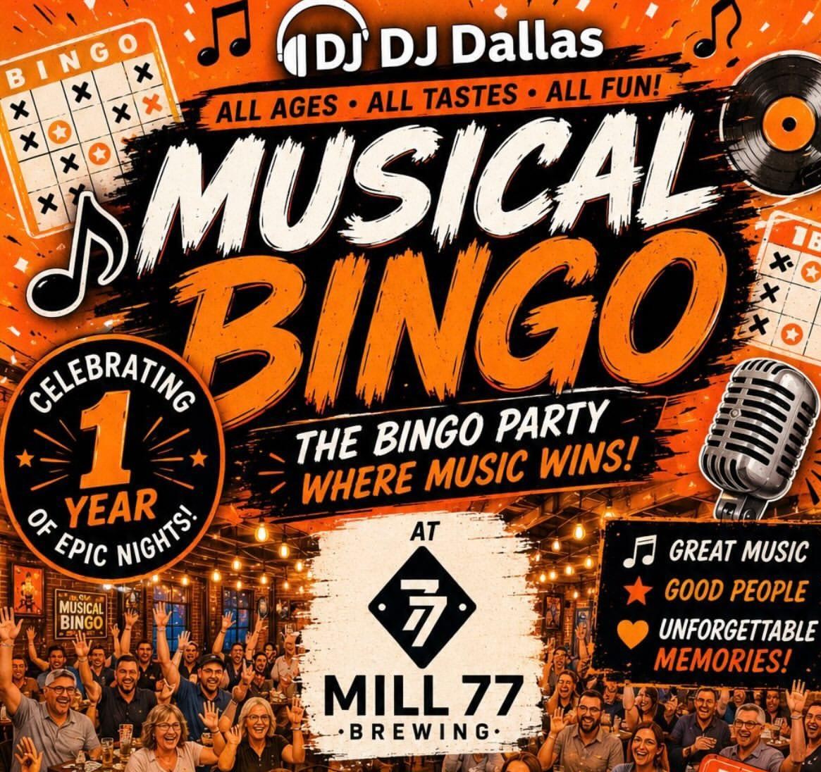 Musical Bingo with DJ Dallas