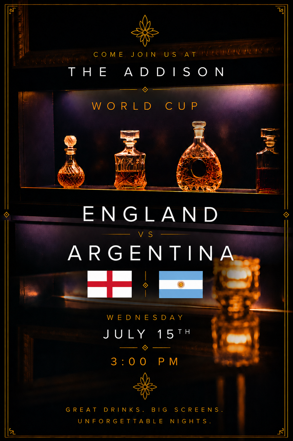 World Cup Watch Party: England vs Argentina